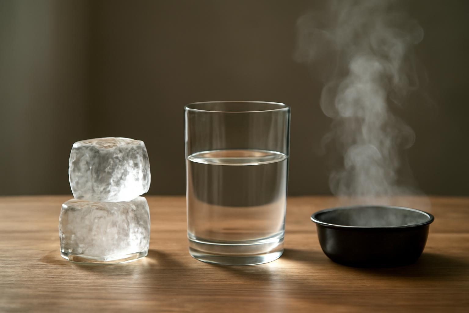 Az anyag halmazállapotai – Szilárd, folyékony, légnemű