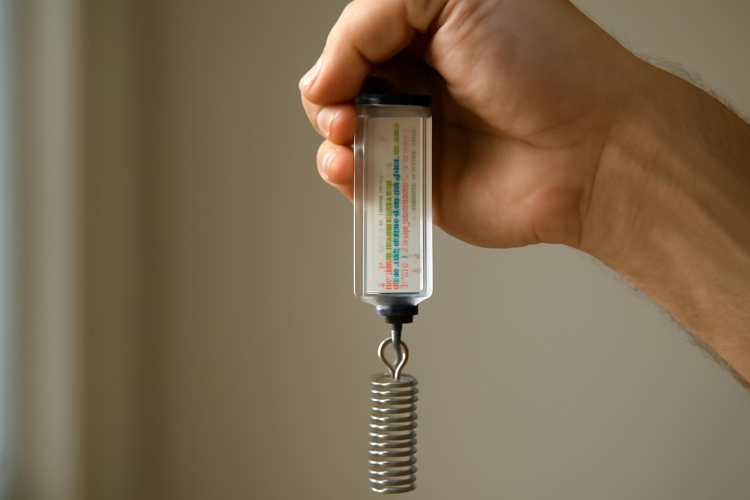 Erőmérés rugós erőmérővel