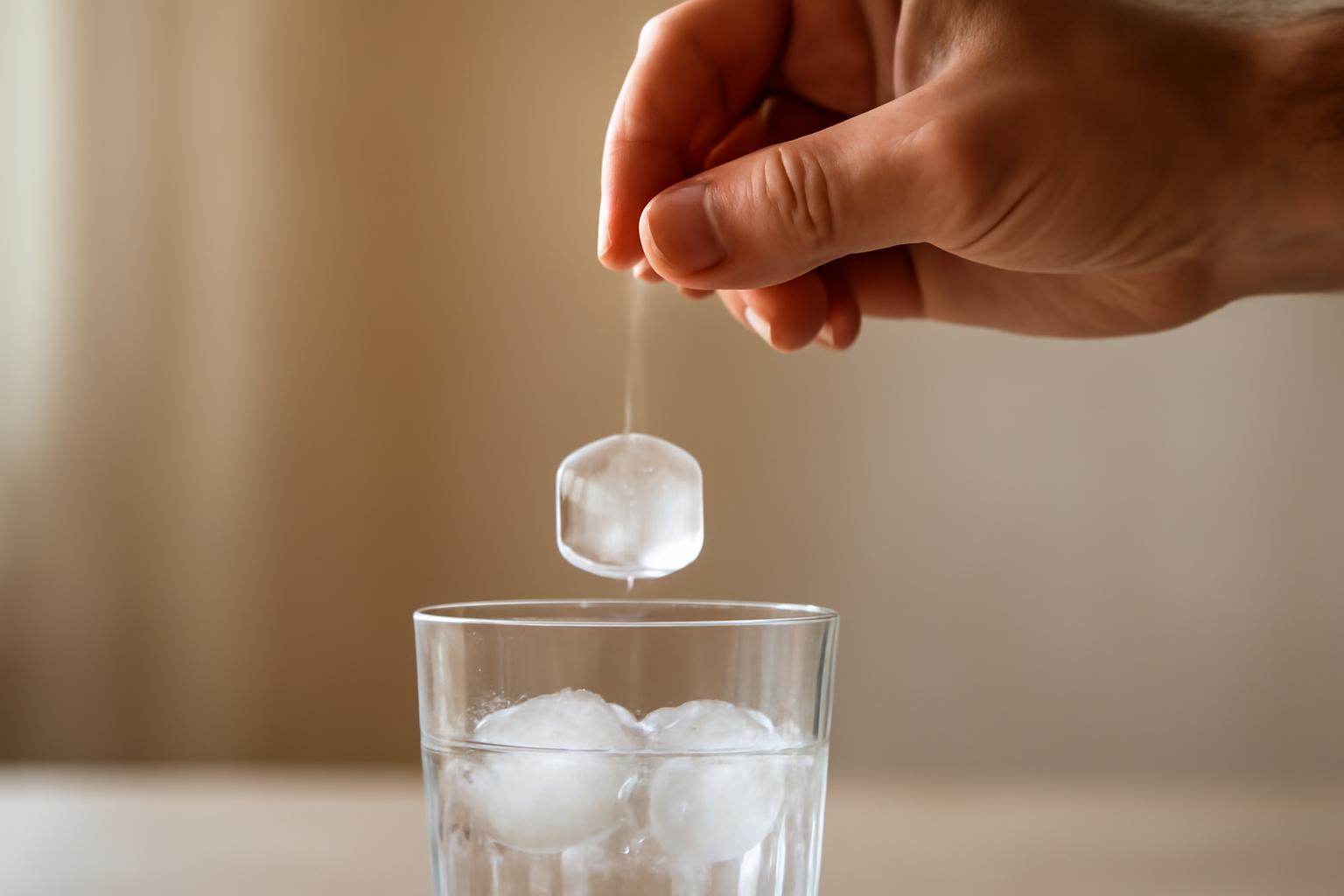 Mágikus trükk vagy fizika? Így emelj fel egy jégkockát egyetlen cérnaszállal!