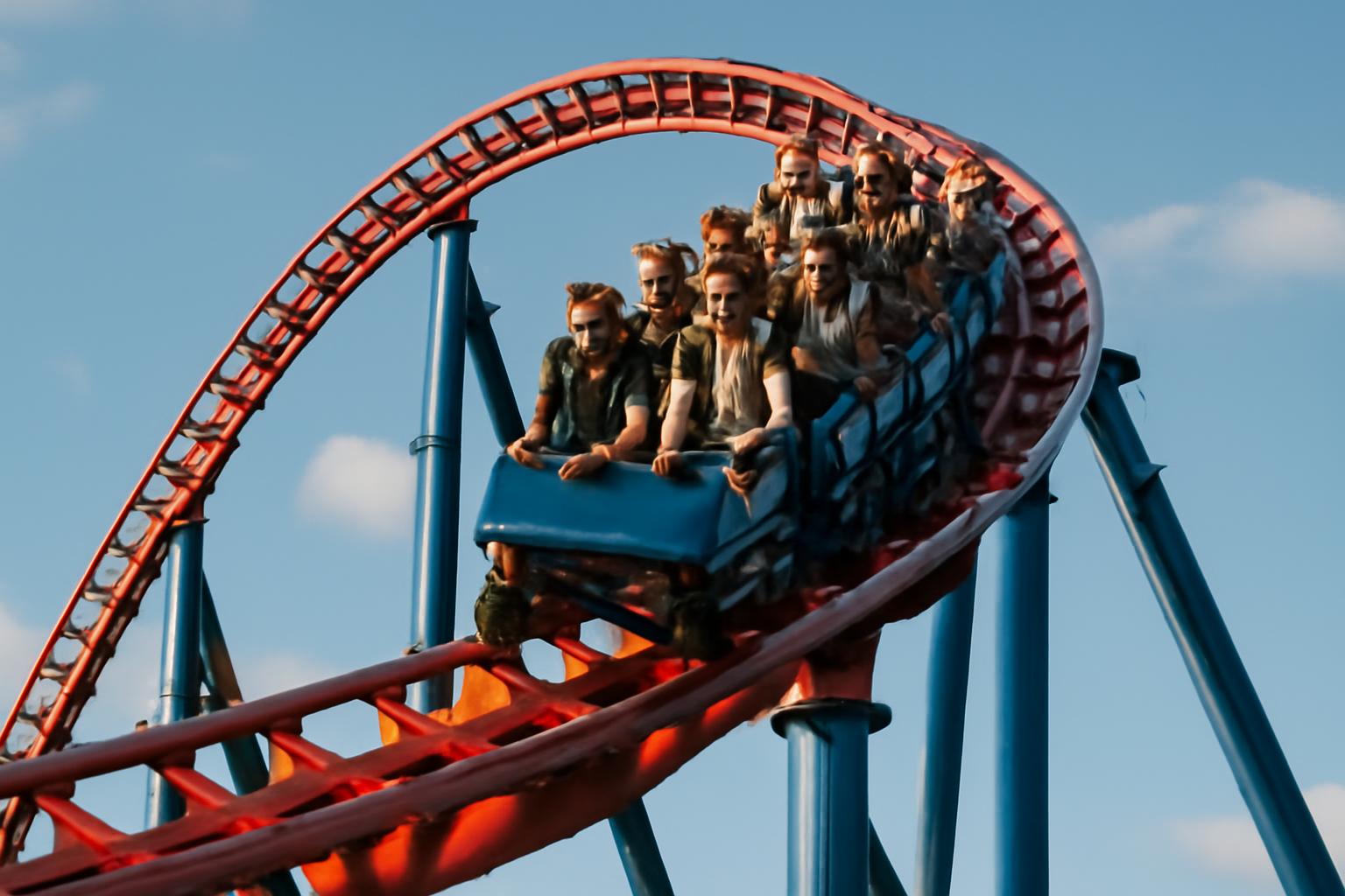 Helyzeti és mozgási energia: A hullámvasút örök körforgása.