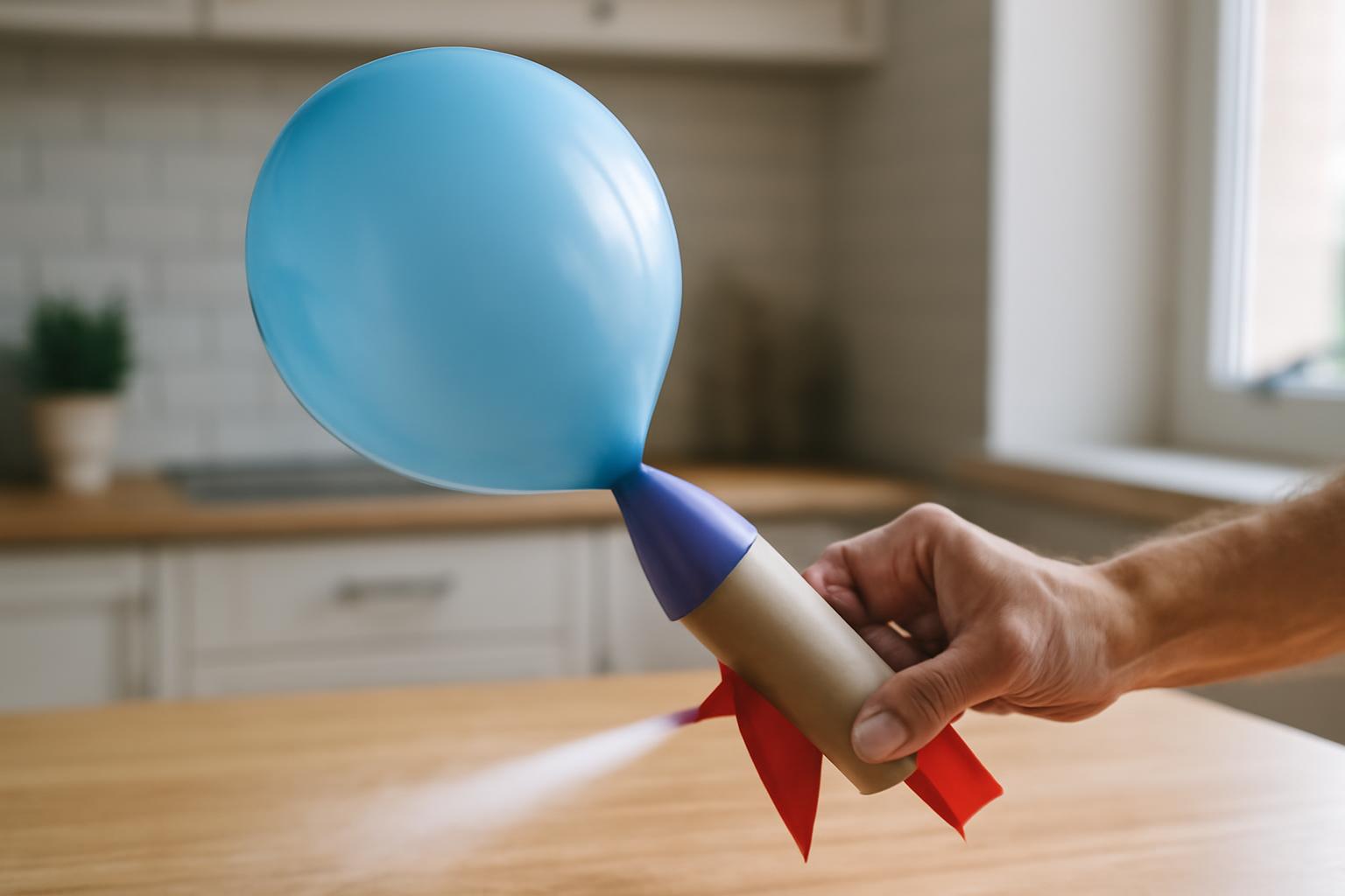 Rakétaelv a konyhában: Hogyan hajtja előre a lufit a kiáramló levegő?