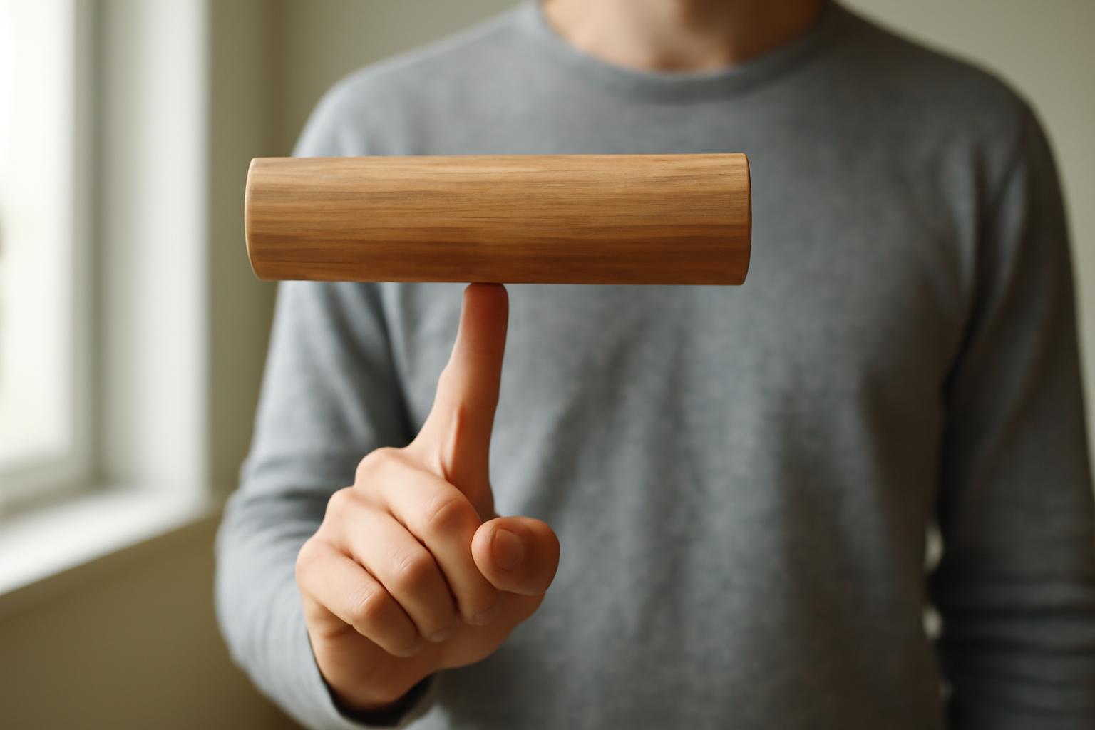 A tehetetlenségi nyomaték: Miért könnyebb egy rövid bottal egyensúlyozni?